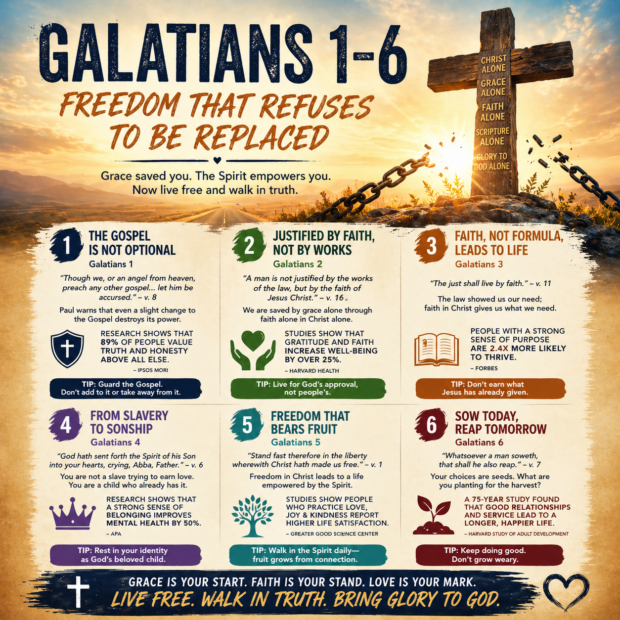 Galatians 1–6: Freedom That Refuses to Be Replaced