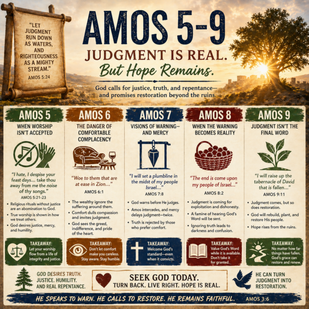 Amos 5–9: When Judgment Falls… but Hope Still Rises