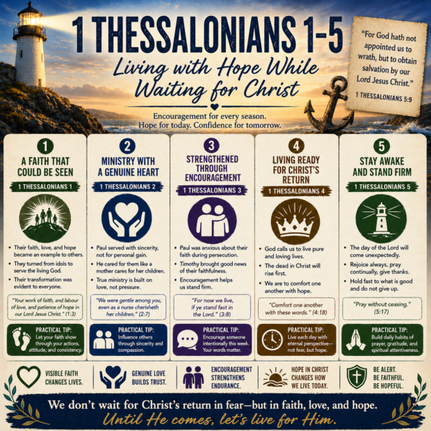 1 Thessalonians 1–5: Living with Hope While Waiting for Christ