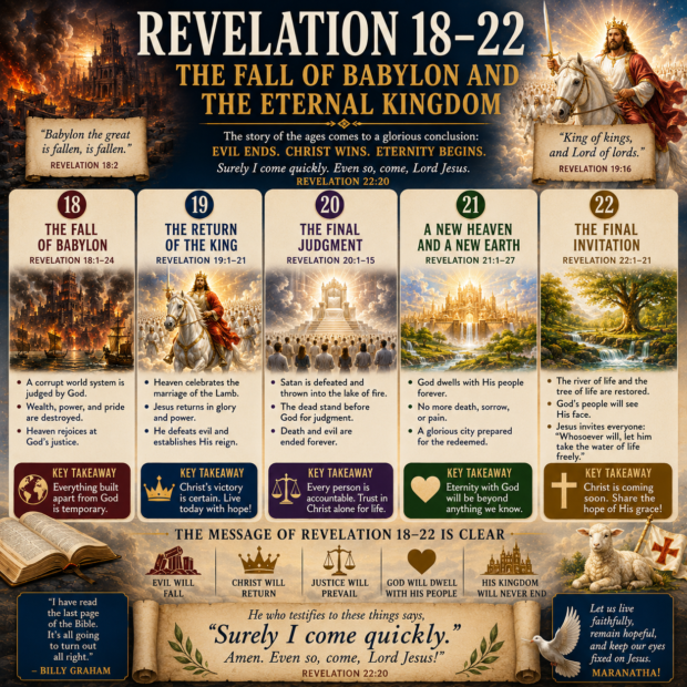 Revelation 18–22: The Fall of Babylon and the Eternal Kingdom