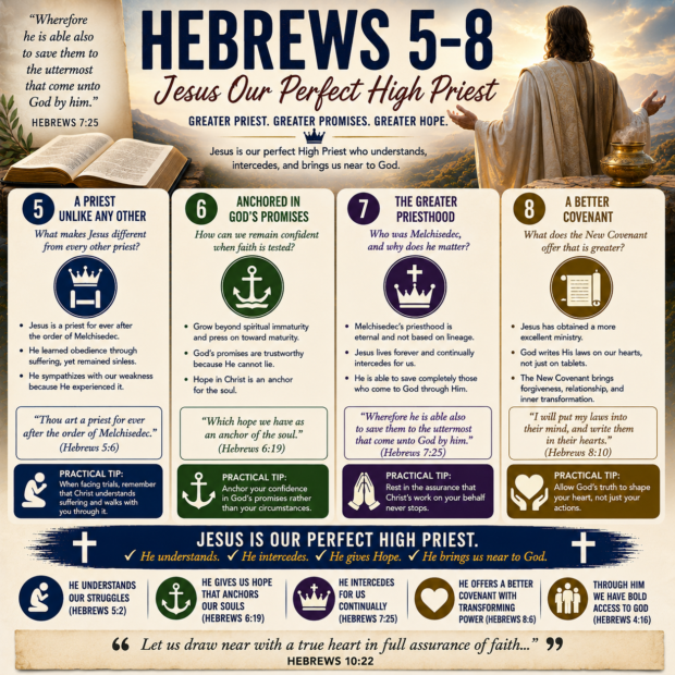 Hebrews 5–8: Jesus Our Perfect High Priest