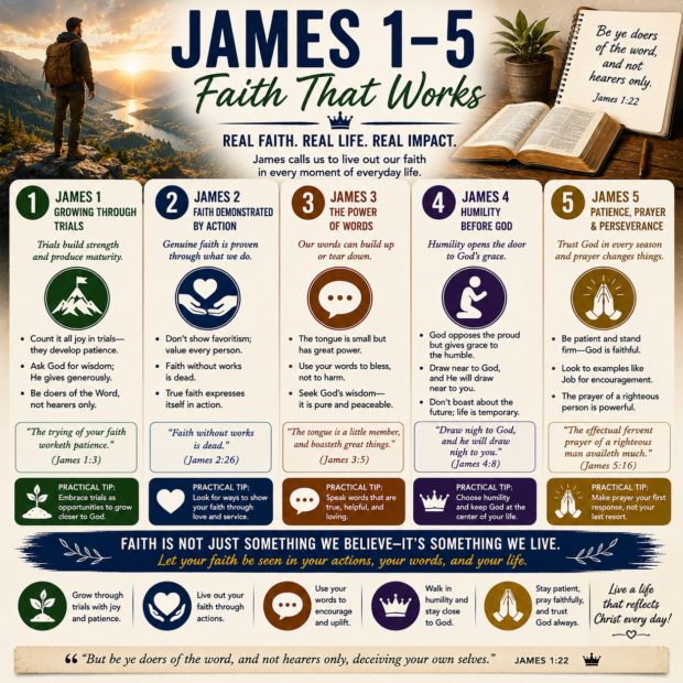 James 1–5: Faith That Works