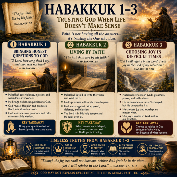Habakkuk 1–3: Trusting God When Life Doesn’t Make Sense